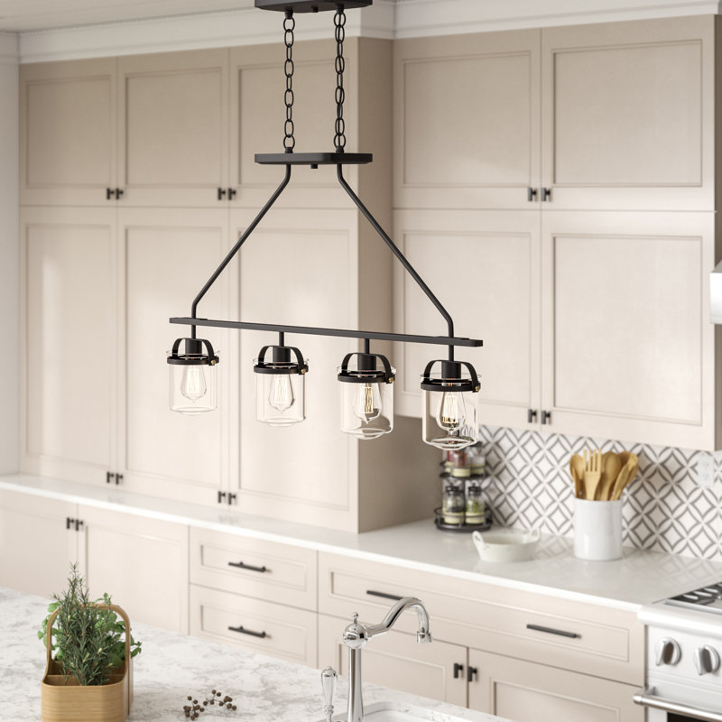 Laurel Foundry Modern Farmhouse Portland 4 Light Kitchen Island